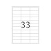 HERMA Premium Etiketten A4, 66 x 25,4 mm, weiss, 3300 Etiketten