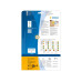 HERMA Farbige Etiketten A4, 105 x 37 mm, gelb 320 Etiketten