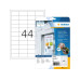 HERMA Folien-Etiketten A4, 105 x 148 mm, weiss, 80 Etiketten