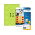 Herma Stickers Neonetiketten A4, Ø 60 mm 240 Etiketten / 20 Blatt