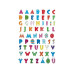 HERMA Sticker Buchstaben, Stone geprägt 1 Blatt / 62 Sticker