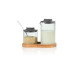 AdHoc Milch- und Zuckerset Impact, Edelstahl, Grau, 3-teilig AdHoc Milch- und Zuckerset Impact, Edelstahl, Grau, 3-teilig