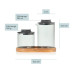 AdHoc Milch- und Zuckerset Impact, Edelstahl, Grau, 3-teilig AdHoc Milch- und Zuckerset Impact, Edelstahl, Grau, 3-teilig