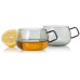 AdHoc Tee-Set Yuna 400 ml, 2 Stück, Transparent/Grau