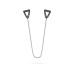 adidas Widerstandsband – L2 Medium 10 kg Grau Schwarz adidas Widerstandsband – L2 Medium 10 kg Grau Schwarz