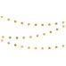 Partydeco Sternengirlande aus Folie Gold 3.6 m Partydeco Sternengirlande aus Folie Gold 3.6 m