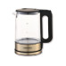 GOURMETmaxx GOURMETmaxx Glas-Wasserkocher 1.7 l, Schwarz/Champagner