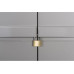 Toomax Elegance XL Kunststoff, 2 Türen, 4 Einlegeböden, Grau