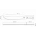 Tramontina Machete Silber/Braun