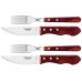 Tramontina Churrasco Jumbo Rot/Silber
