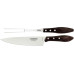 Tramontina Churrasco Tranchier-Set Silber/Braun