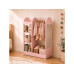 relaxdays Garderobenständer x , Rosa relaxdays Garderobenständer x , Rosa