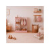 relaxdays Garderobenständer x , Rosa relaxdays Garderobenständer x , Rosa
