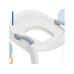 relaxdays Toilettentrainer mit Treppe Kunststoff Grau Weiss relaxdays Toilettentrainer mit Treppe Kunststoff Grau Weiss