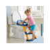 relaxdays Toilettentrainer mit Treppe Blau Gelb relaxdays Toilettentrainer mit Treppe Blau Gelb