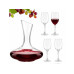 relaxdays Weingläser-Set mit Karaffe 330 ml, 1 Stück, Transparent relaxdays Weingläser-Set mit Karaffe 330 ml, 1 Stück, Transparent