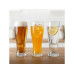 relaxdays Bierglas 460 ml, 6 Stück, Transparent