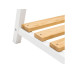 relaxdays Garderobenständer x , Weiss/Braun relaxdays Garderobenständer x , Weiss/Braun