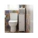 relaxdays Badschrank 18 x 80 cm, Weiss/Silber relaxdays Badschrank 18 x 80 cm, Weiss/Silber