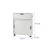 relaxdays Nischenwagen 17 x 67 cm, Weiss relaxdays Nischenwagen 17 x 67 cm, Weiss