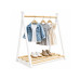 relaxdays Kindergarderobe x , Weiss/Braun relaxdays Kindergarderobe x , Weiss/Braun