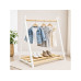 relaxdays Kindergarderobe x , Weiss/Braun relaxdays Kindergarderobe x , Weiss/Braun