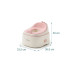 relaxdays Dino 4-in-1 Kunststoff Weiss Rosa relaxdays Dino 4-in-1 Kunststoff Weiss Rosa