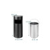 relaxdays Kombiaschenbecher Schwarz/Silber relaxdays Kombiaschenbecher Schwarz/Silber