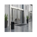 relaxdays Kombiaschenbecher Schwarz/Silber relaxdays Kombiaschenbecher Schwarz/Silber