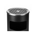 relaxdays Kombiaschenbecher Schwarz/Silber relaxdays Kombiaschenbecher Schwarz/Silber