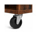 relaxdays Nischenordnungswagen 18 x 85 x 60 cm, Braun relaxdays Nischenordnungswagen 18 x 85 x 60 cm, Braun