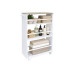 relaxdays Nischenordnungswagen 15 x 80 x 45 cm, Weiss/Braun relaxdays Nischenordnungswagen 15 x 80 x 45 cm, Weiss/Braun