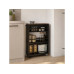 relaxdays Nischenordnungswagen 15 x 80 x 45 cm, Weiss/Braun relaxdays Nischenordnungswagen 15 x 80 x 45 cm, Weiss/Braun