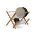 relaxdays CROSS Silber/Hellbraun relaxdays CROSS Silber/Hellbraun