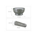 relaxdays Mörser 17 cm, Granit relaxdays Mörser 17 cm, Granit