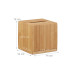 relaxdays Kosmetiktücherbox Beige, Holz relaxdays Kosmetiktücherbox Beige, Holz