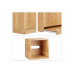 relaxdays Kosmetiktücherbox Beige, Holz relaxdays Kosmetiktücherbox Beige, Holz