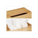 relaxdays Kosmetiktücherbox Beige, Holz relaxdays Kosmetiktücherbox Beige, Holz