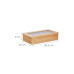 relaxdays Teebox Braun/Beige/Hellbraun relaxdays Teebox Braun/Beige/Hellbraun