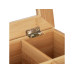 relaxdays Teebox Braun/Beige/Hellbraun relaxdays Teebox Braun/Beige/Hellbraun