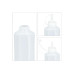 relaxdays Saucenflaschen 4er Set Kunststoff Transparent 1000 ml relaxdays Saucenflaschen 4er Set Kunststoff Transparent 1000 ml