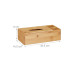 relaxdays Kosmetiktücherbox Hellbraun, Bambus relaxdays Kosmetiktücherbox Hellbraun, Bambus