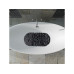 relaxdays Badewannenmatte Schwarz
