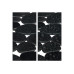 relaxdays Badewannenmatte Schwarz