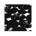 relaxdays Badewannenmatte Schwarz