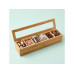 relaxdays Teebox Beige/Hellbraun relaxdays Teebox Beige/Hellbraun