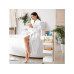 relaxdays Badregal 30 x 88 cm, Weiss/Braun relaxdays Badregal 30 x 88 cm, Weiss/Braun