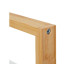relaxdays Badregal 30 x 88 cm, Weiss/Braun relaxdays Badregal 30 x 88 cm, Weiss/Braun