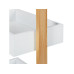 relaxdays Badregal 30 x 88 cm, Weiss/Braun relaxdays Badregal 30 x 88 cm, Weiss/Braun
