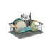 relaxdays Abtropfgestell Grau/Hellbraun relaxdays Abtropfgestell Grau/Hellbraun